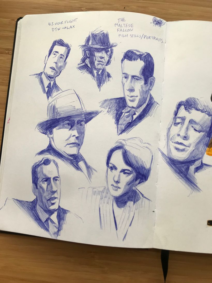 I always have a sketchbook on me 4