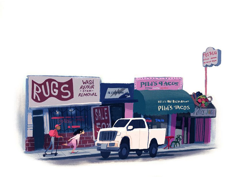 Familiar storefronts can have so much story and history if you take the time to notice them