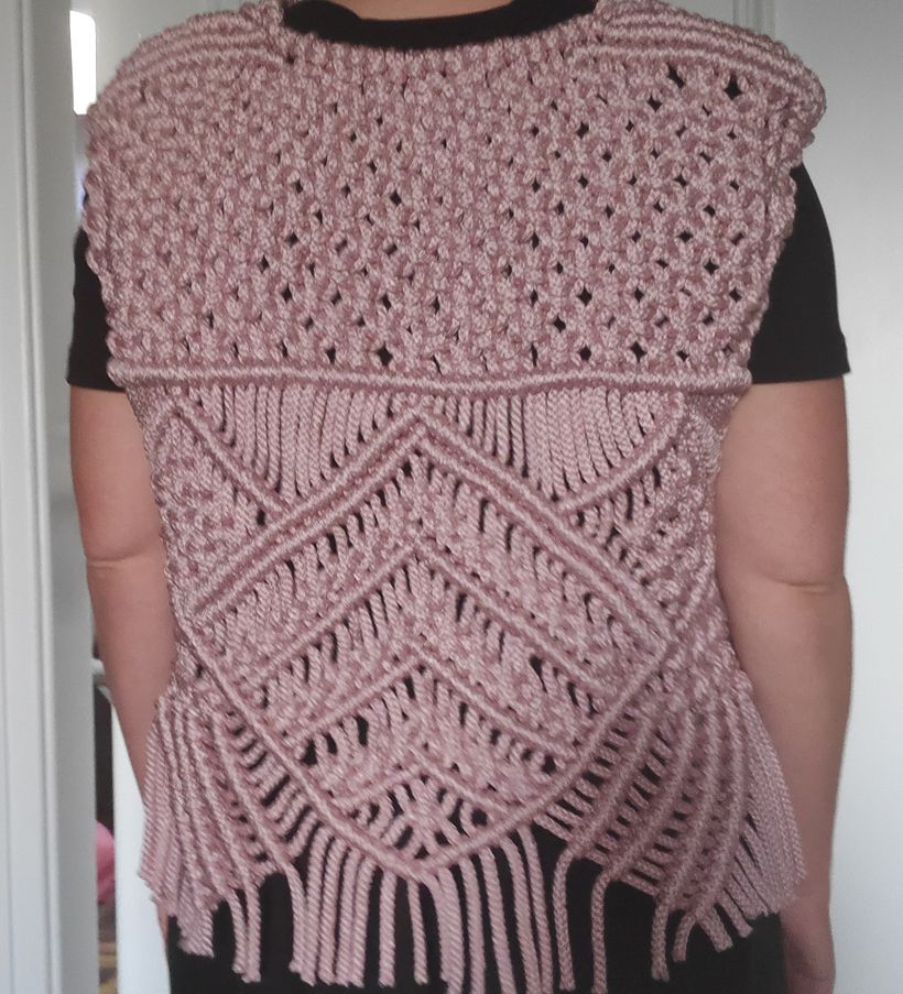 My project in Macramé: Create Unique Clothing course 2