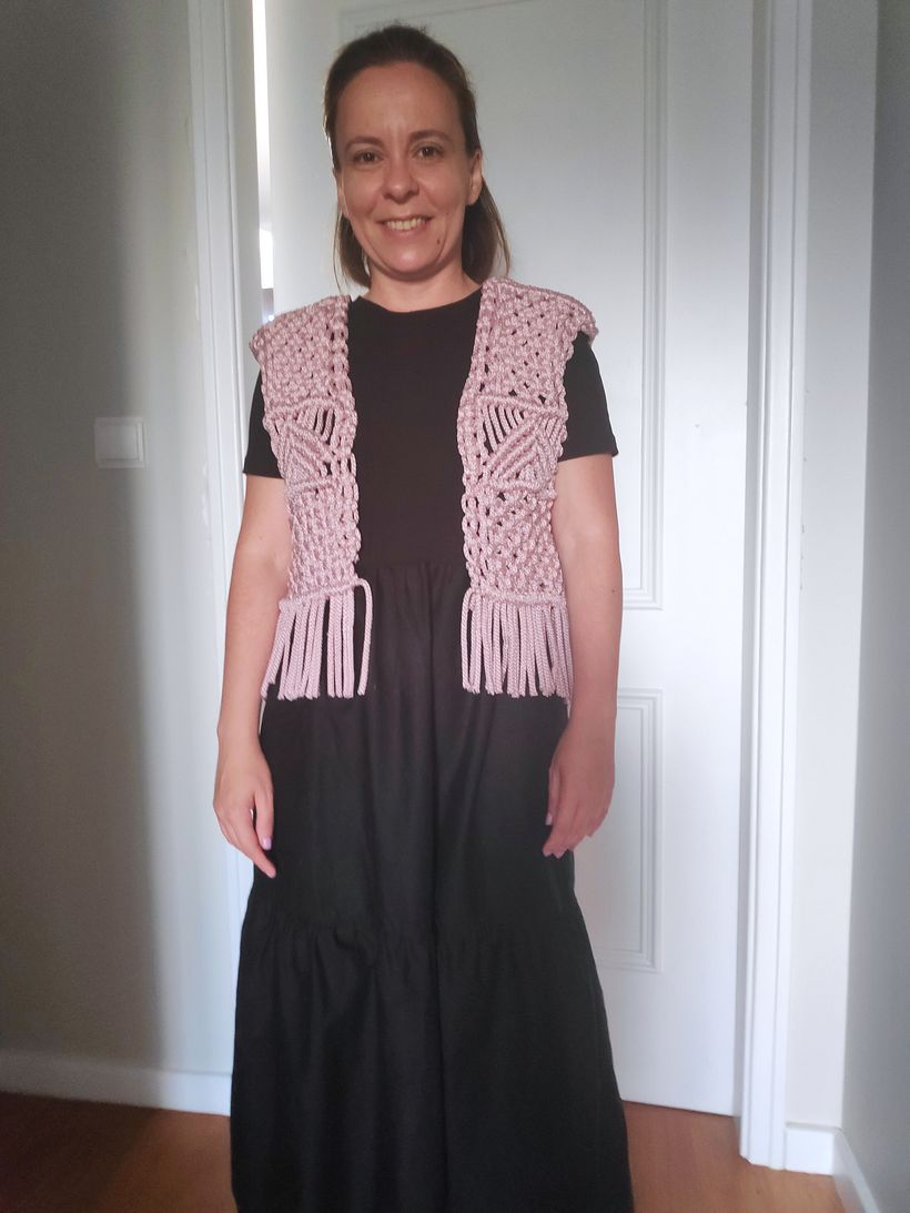 My project in Macramé: Create Unique Clothing course 1