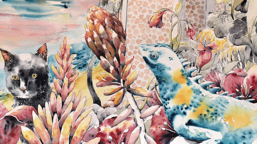 Illustrations and prints by Camino López.