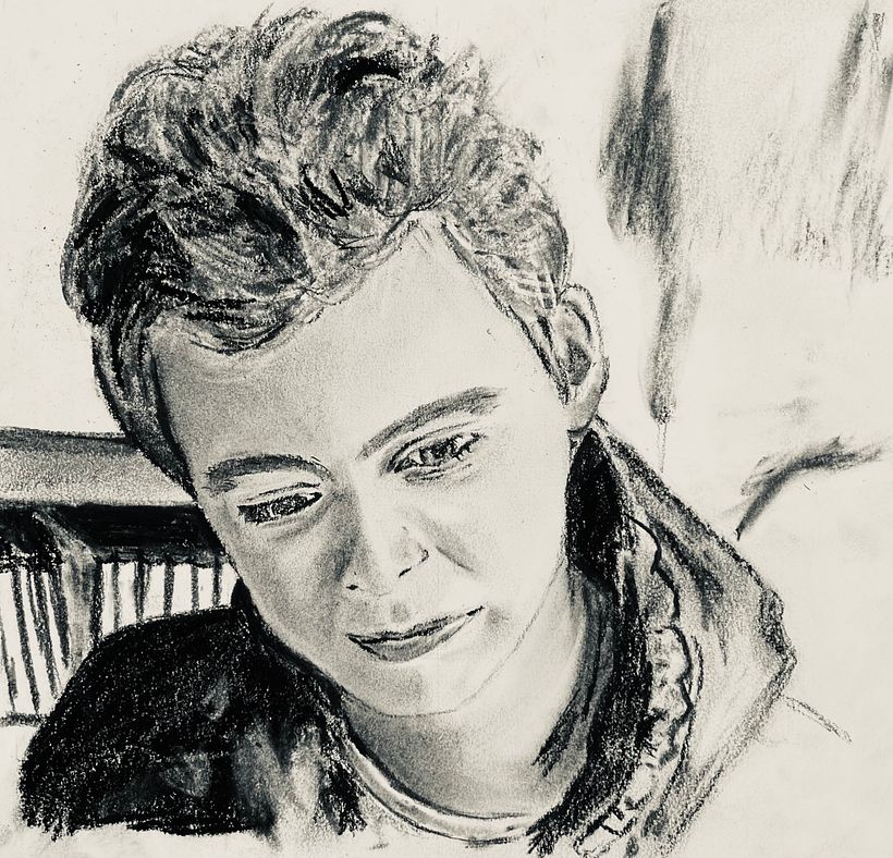 My project in Artistic Charcoal Portraiture: Creating Atmosphere course 2
