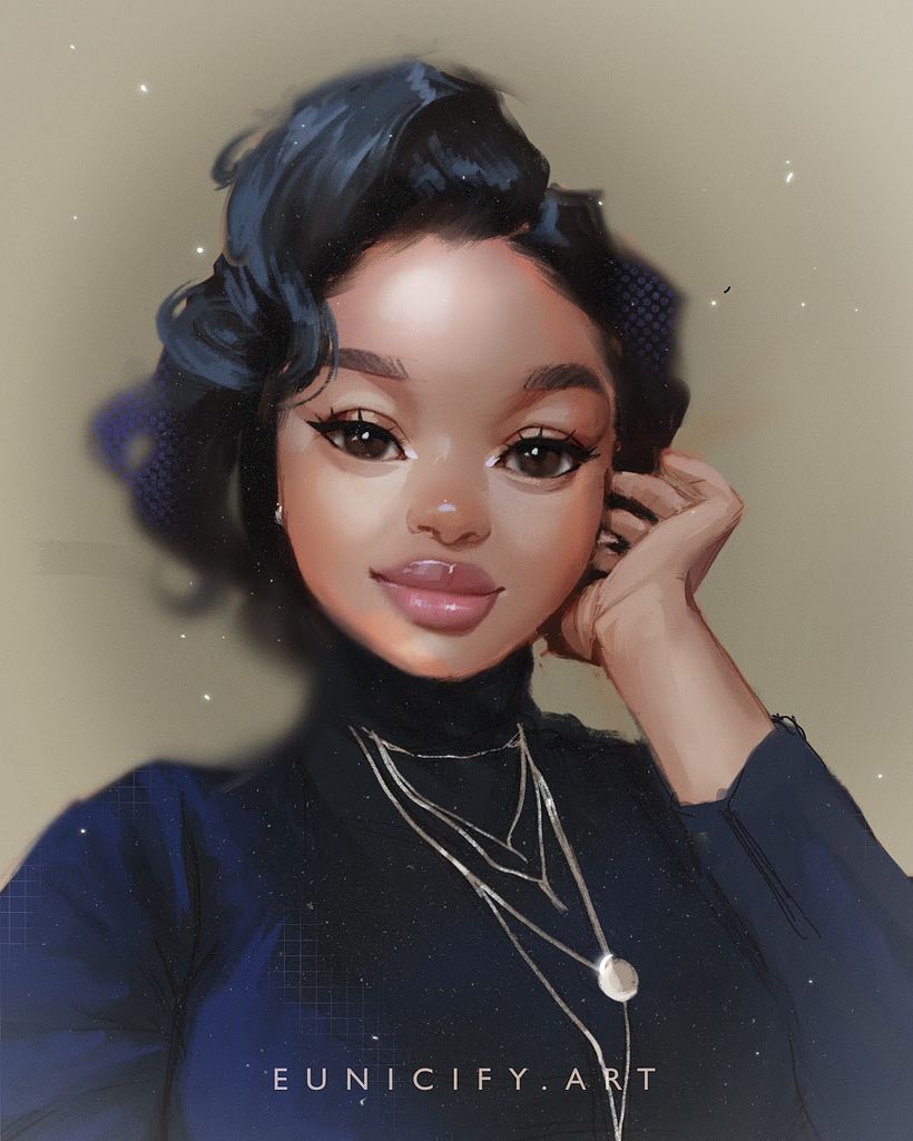 Stylistic self portrait  2