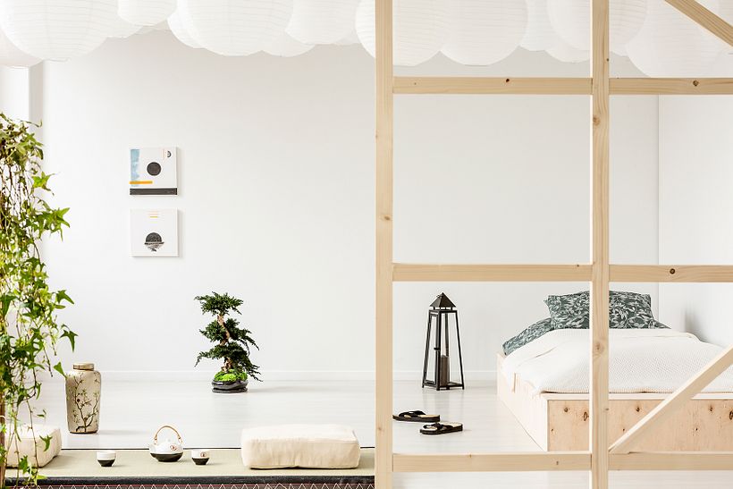 Japandi style interior