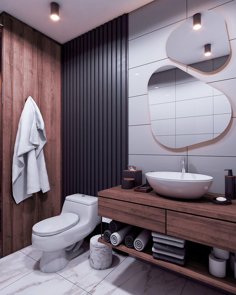Diseño de Baño para Unifamiliar - San Isidro, Lima 4