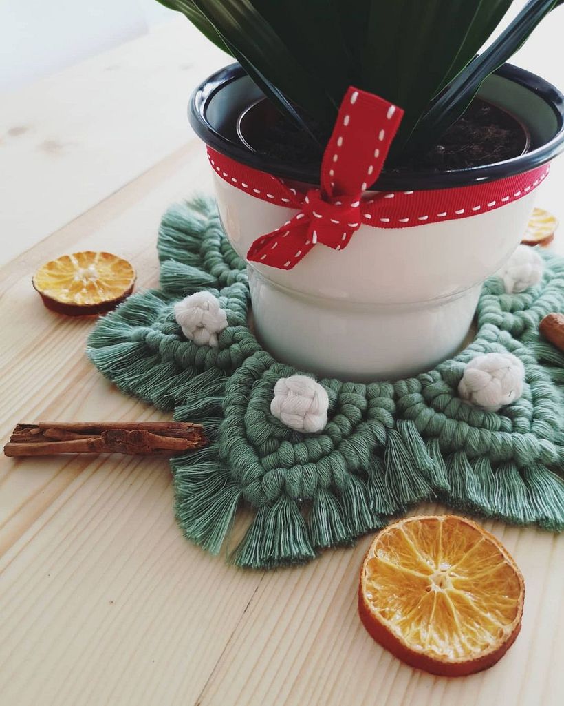 Posavasos por Wildthingmacramé.