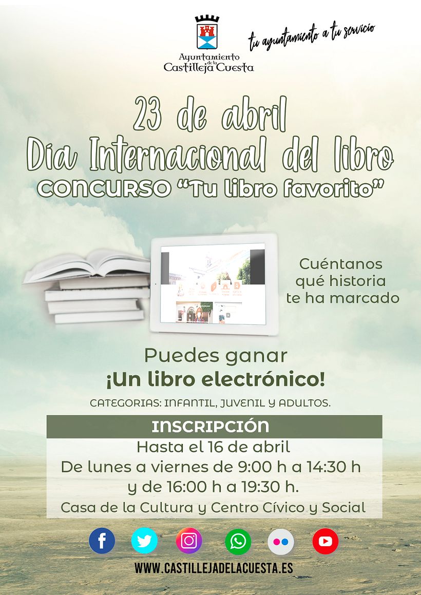 Cartel para el concurso "tu libro favorito" 1