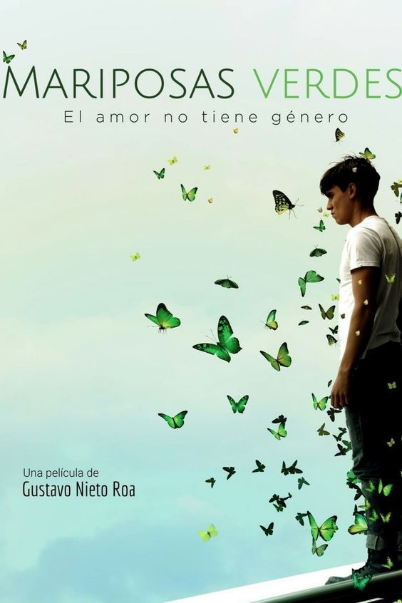 Mariposas verdes.