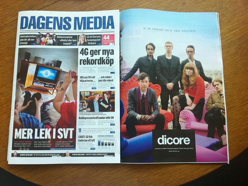 Sweden's best young creative agency 2012