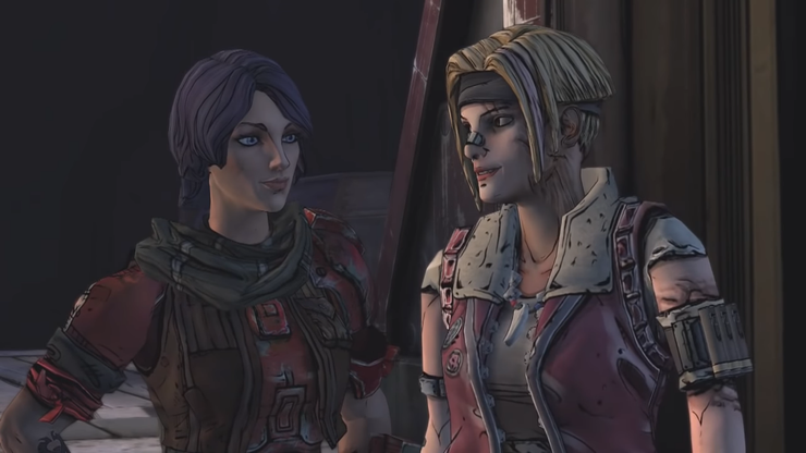 Athena y Janey en "Tales from the Borderlands" (2014)