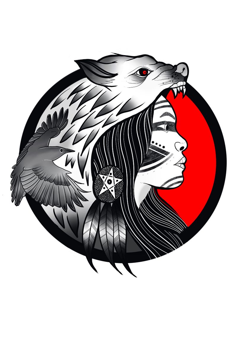 My project in Digital Design and Illustration of Tattoos with Procreate course 3