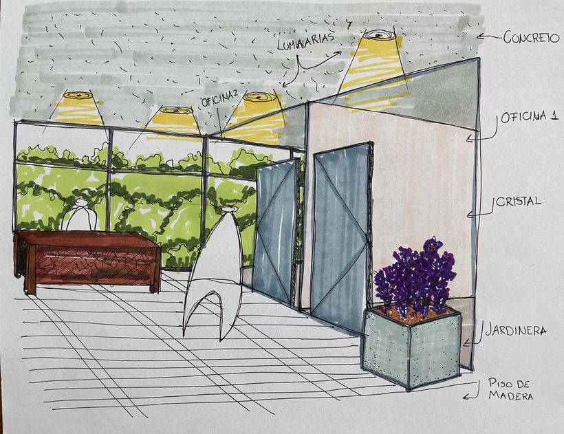 Mi Proyecto del curso: Introducción al dibujo arquitectónico a mano alzada 2