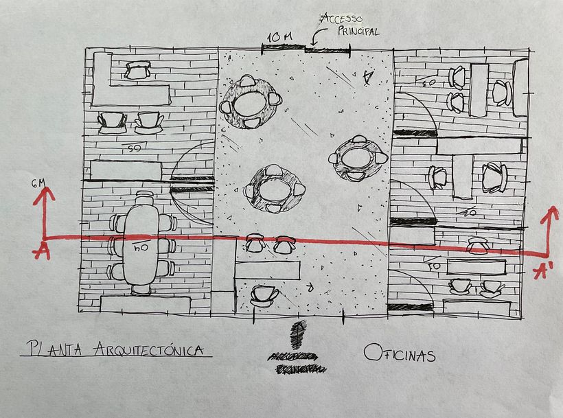 Mi Proyecto del curso: Introducción al dibujo arquitectónico a mano alzada 4