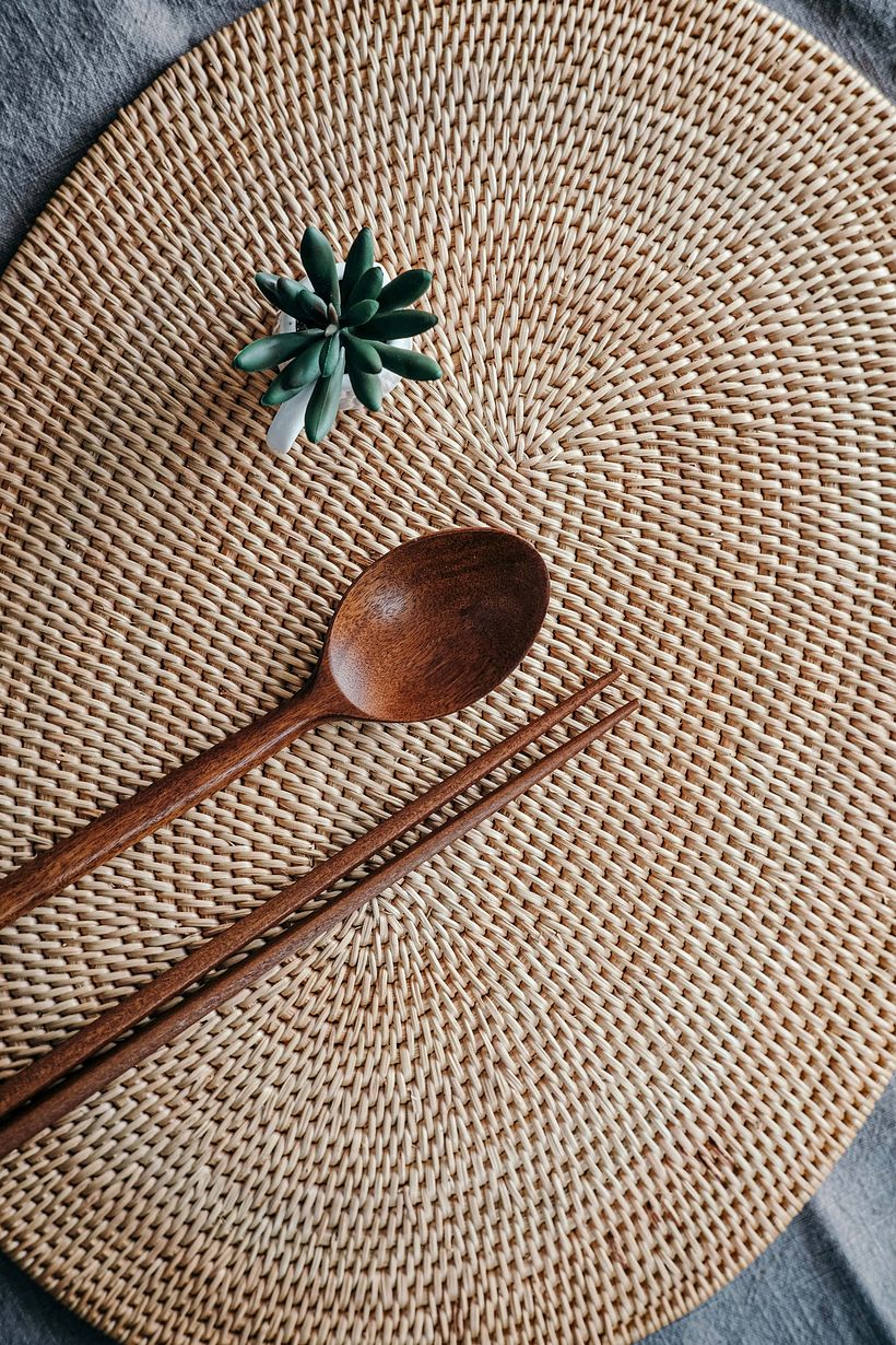 Materiais de estilo Wabi-Sabi