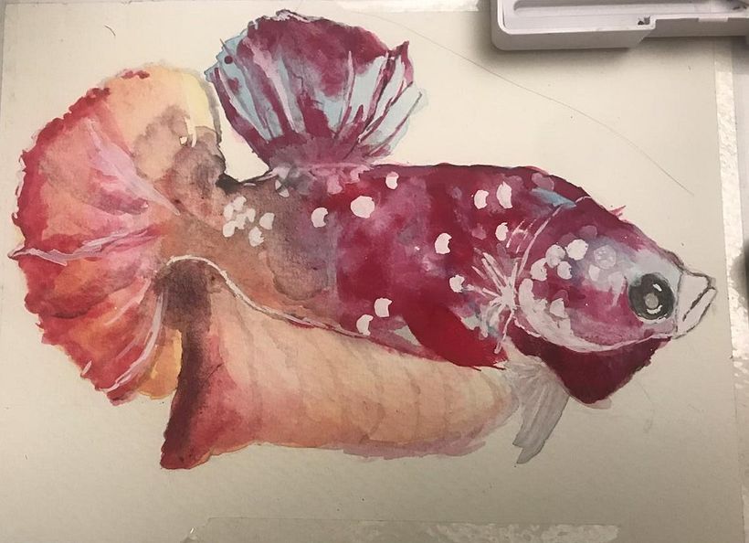 My project in Experimental Watercolor Techniques for Beginners course 8