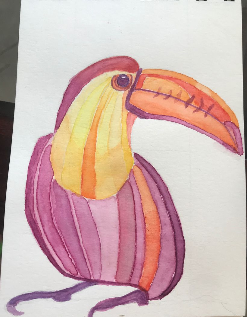 My project in Experimental Watercolor Techniques for Beginners course 8