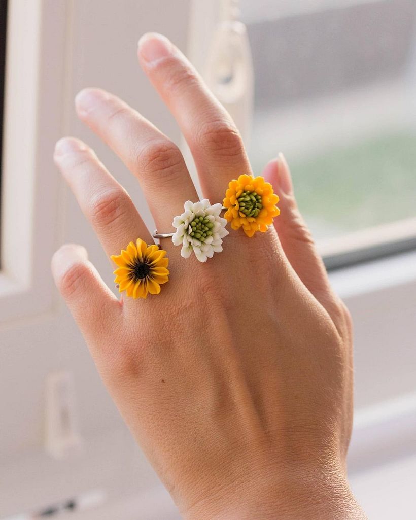 Anillos diseñados por Iryna Chajka.