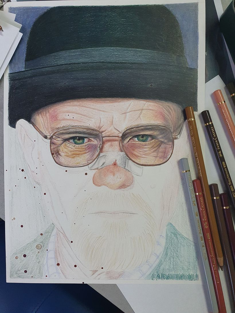 Mi Proyecto del curso: Retrato realista con lápices de colores 4