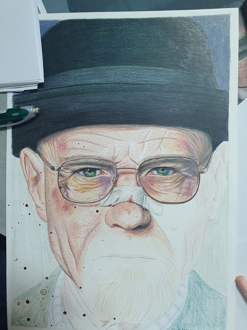 Mi Proyecto del curso: Retrato realista con lápices de colores 5