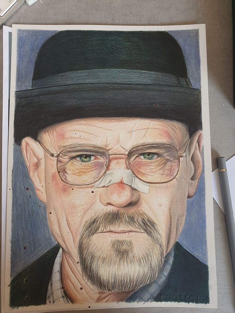Mi Proyecto del curso: Retrato realista con lápices de colores 7