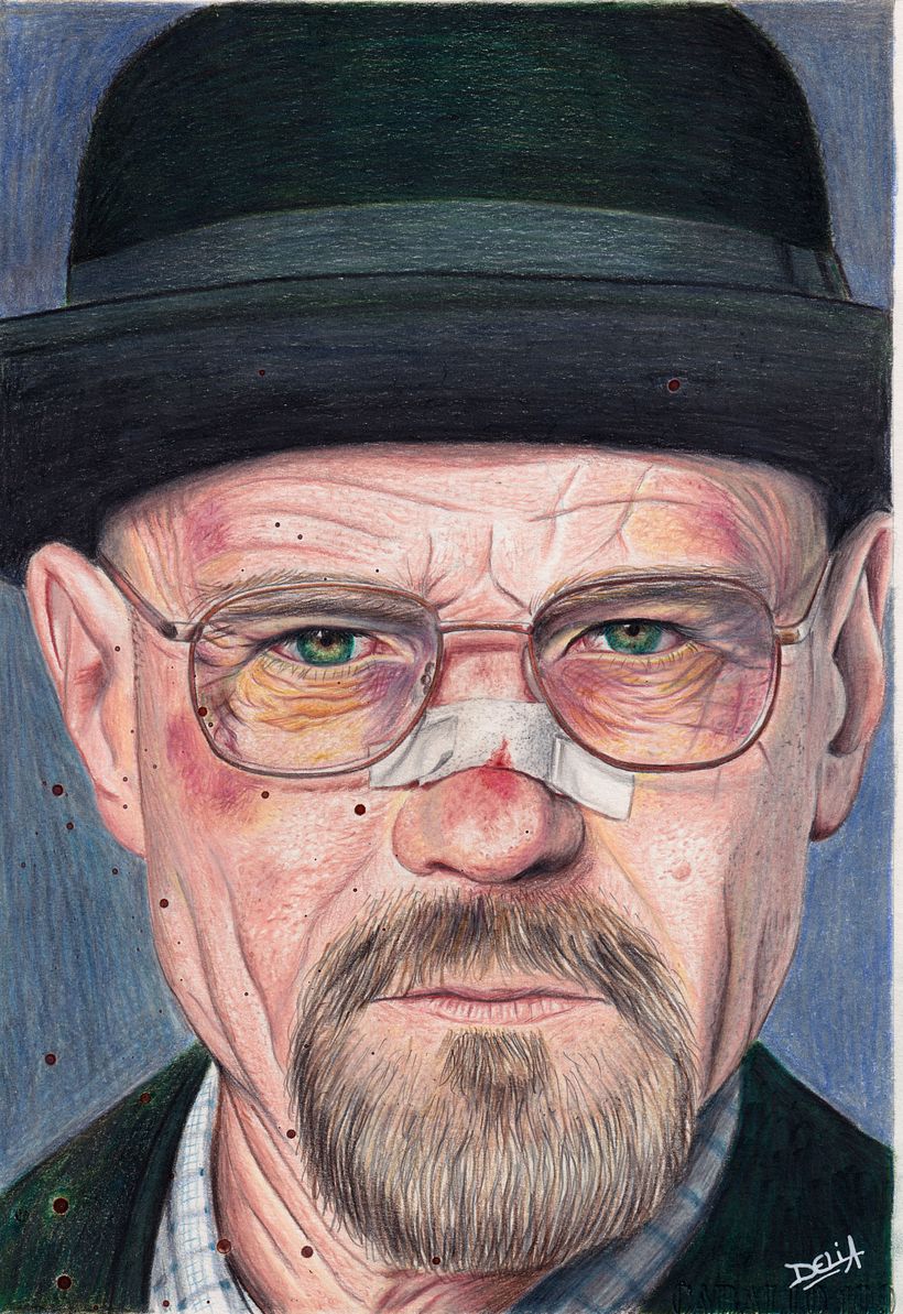 Mi Proyecto del curso: Retrato realista con lápices de colores 2