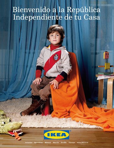 "Bienvenido a la República Independiente de tu casa" para IKEA