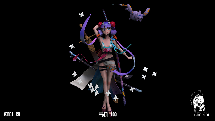 Mi Proyecto del curso: 葛飾 fgo || Katsushika 1