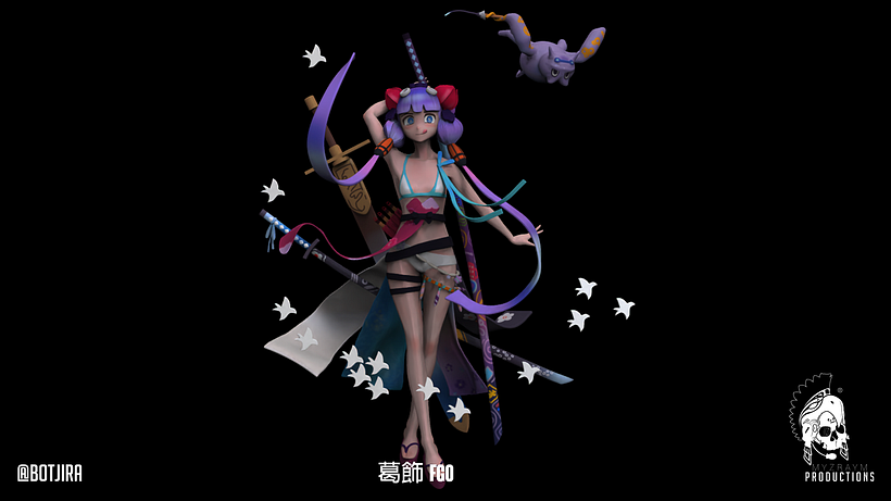 Mi Proyecto del curso: 葛飾 fgo || Katsushika 2