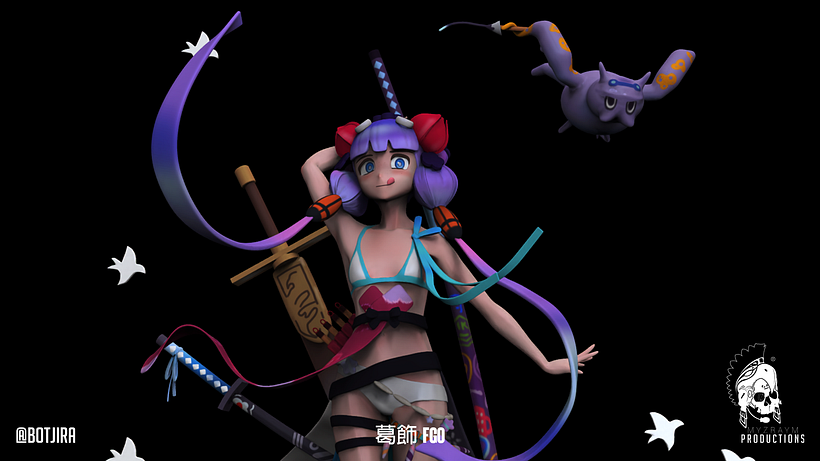 Mi Proyecto del curso: 葛飾 fgo || Katsushika 4