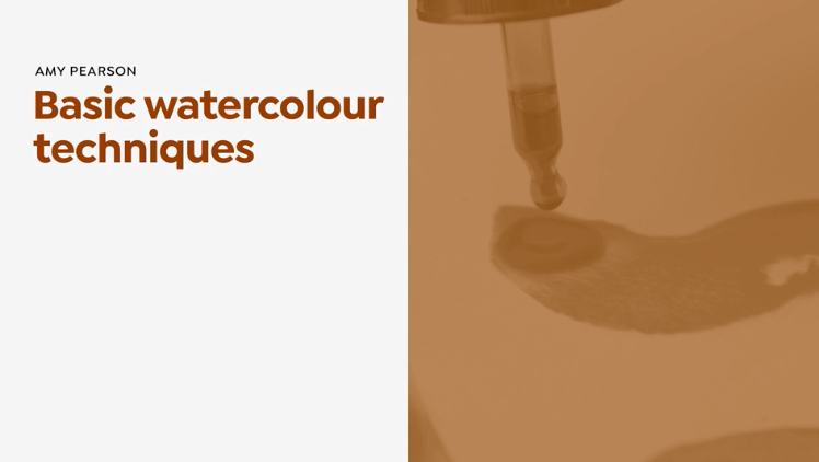 Amy Pearson will show you how to use watercolor to make some beautiful marks that you can later scan into Photoshop.
