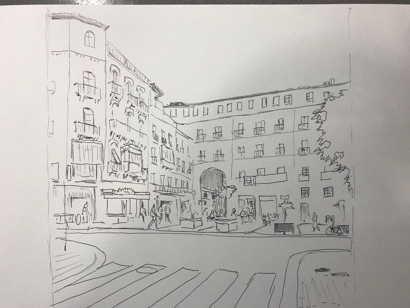 Mi Proyecto del curso: Arco de entrada a la plaza mayor de Salamanca 1
