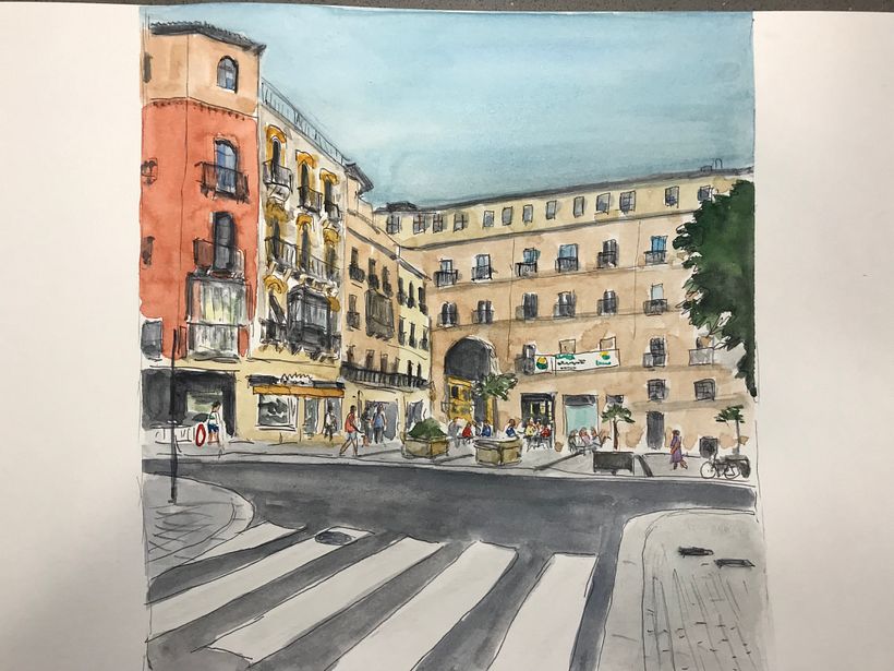 Mi Proyecto del curso: Arco de entrada a la plaza mayor de Salamanca 2