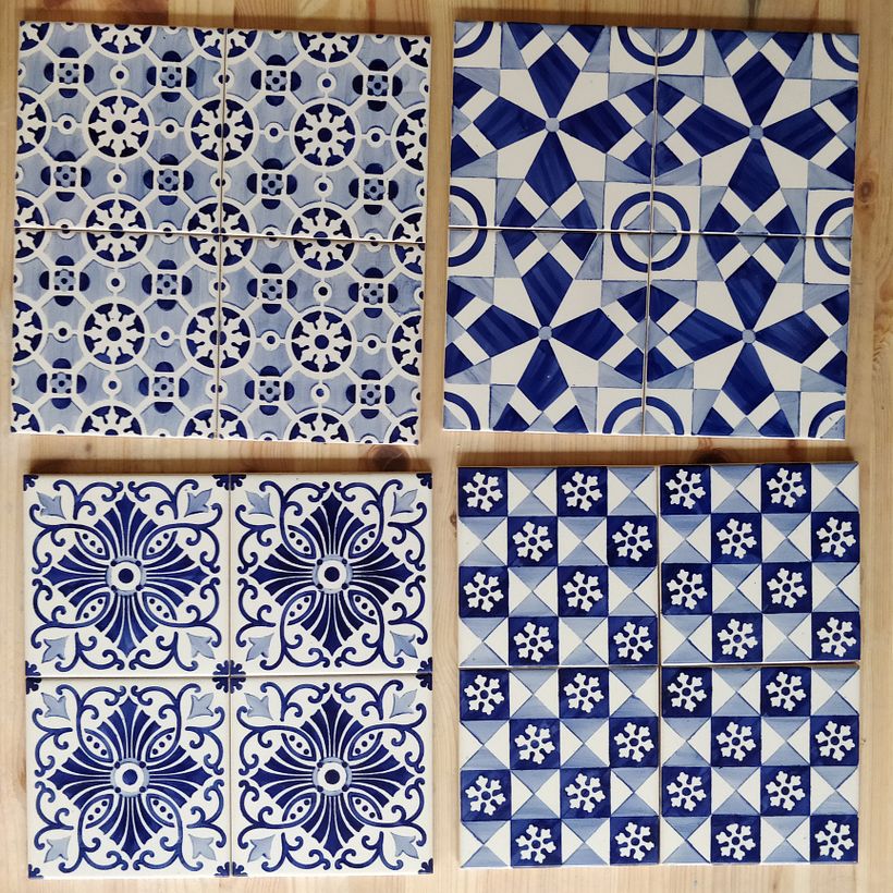 Replicas of old tile patterns, by Gazete Azulejos.