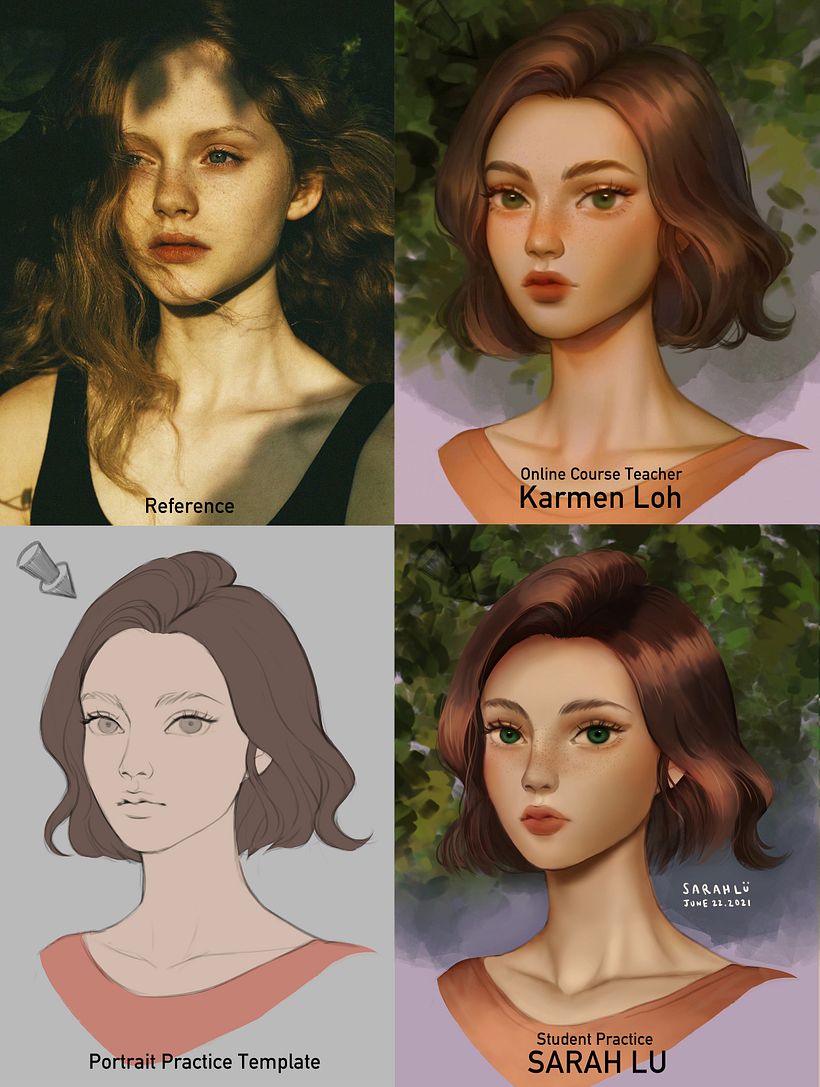My project in Digital Fantasy Portraits with Photoshop course 4