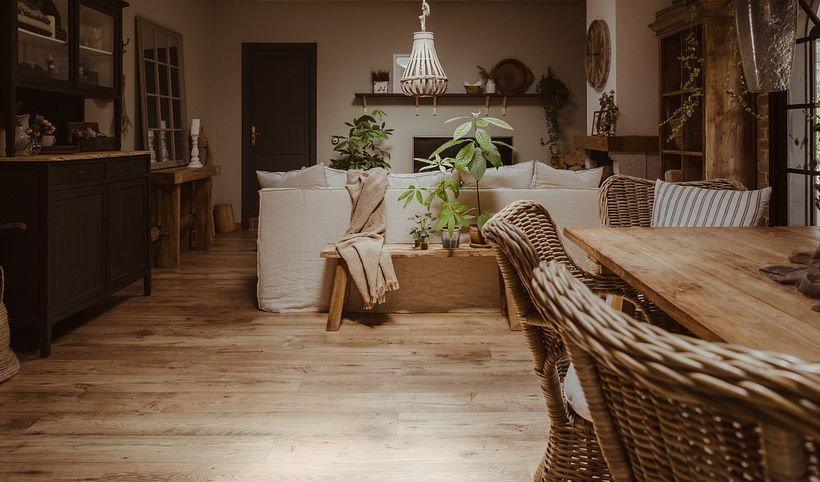 Un salón rústico - Design d'intérieur