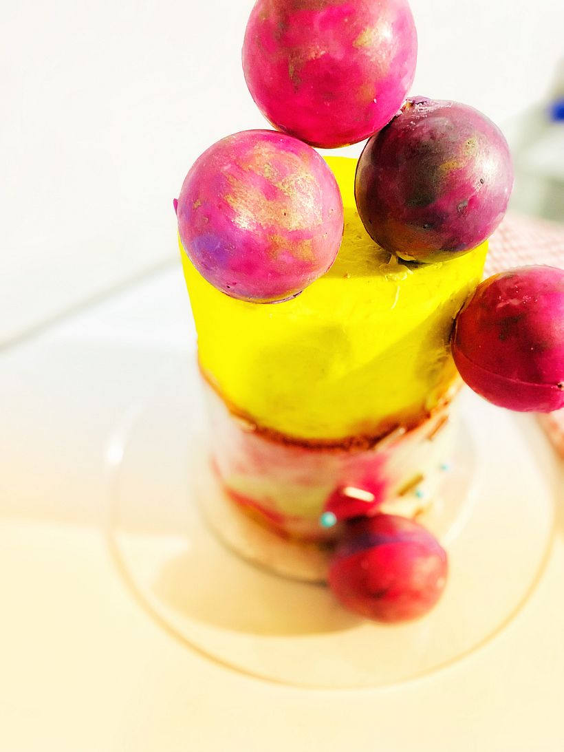 My project in Cake Design: Modern Decorating Techniques course 3