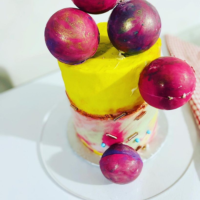 My project in Cake Design: Modern Decorating Techniques course 5
