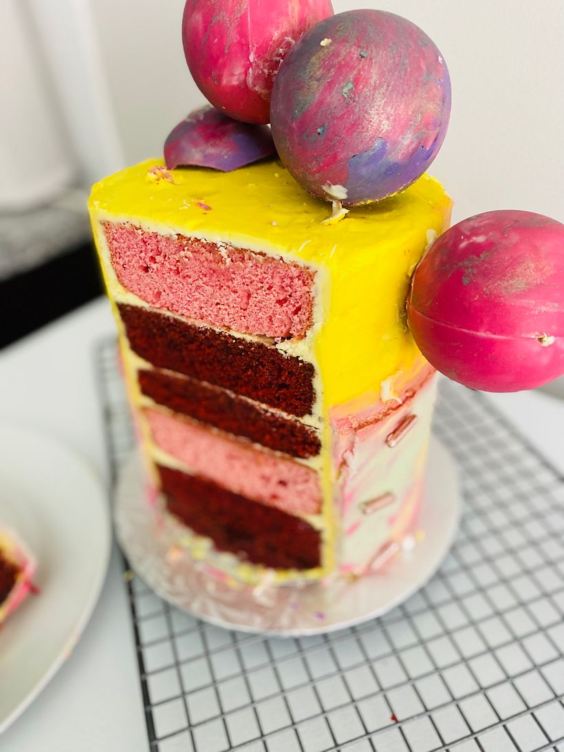 My project in Cake Design: Modern Decorating Techniques course 5
