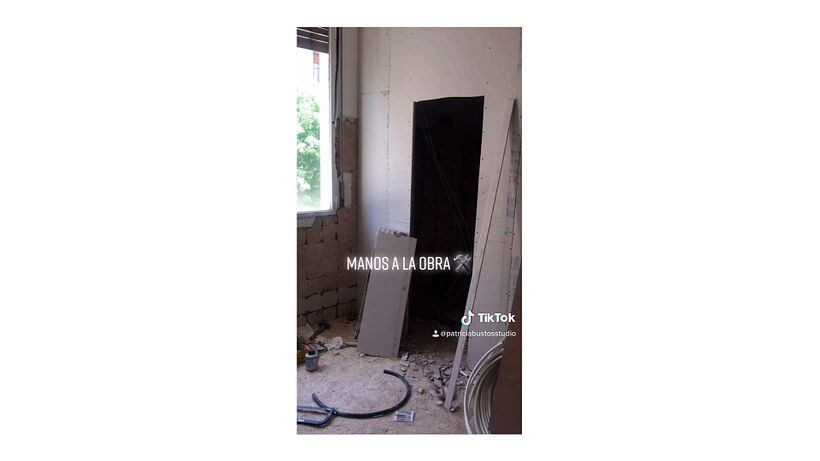 Record the space from the start so you can show the before...
