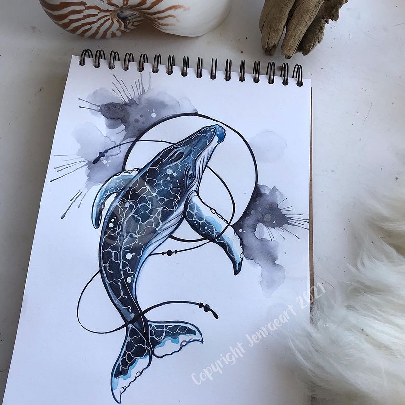 Whale design 4