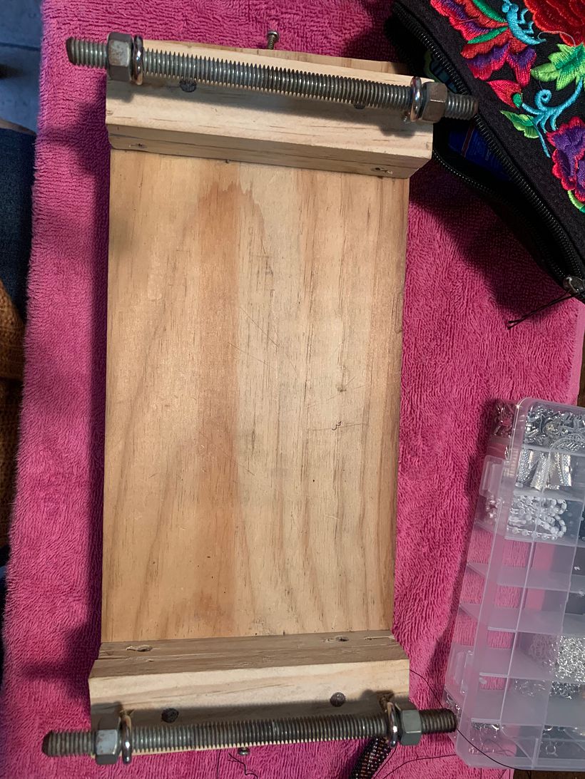 Mi telar hecho a mano 