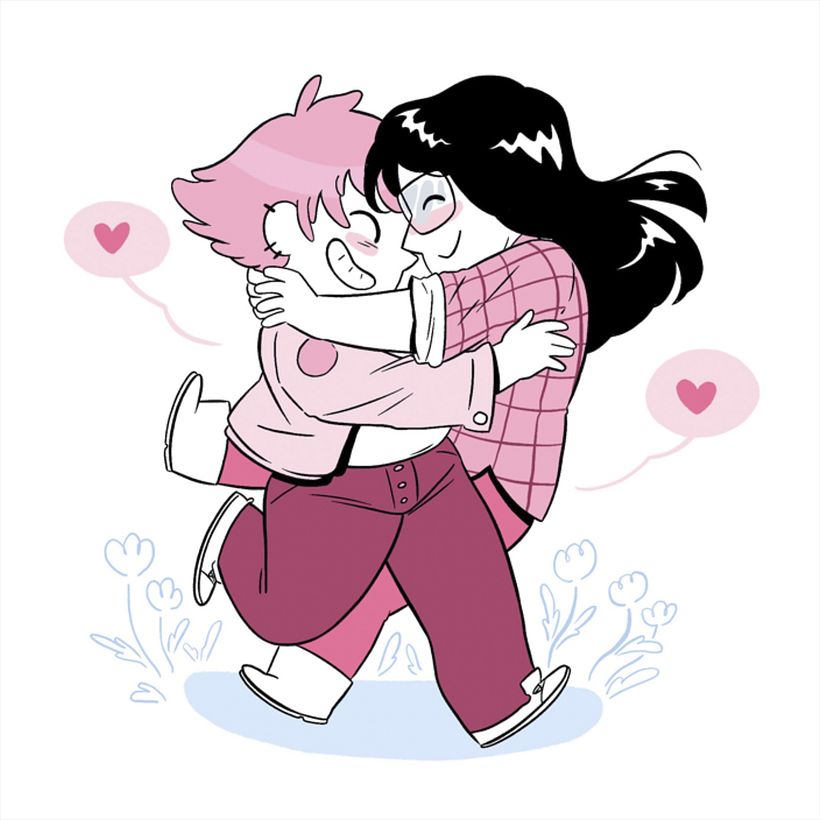 US, el premiado cómic de amor entre una chica cis y una trans 14