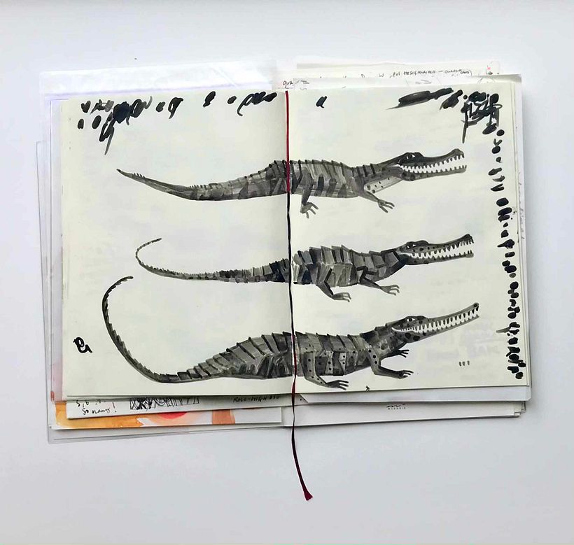 Sketchbook Pages: Character Development