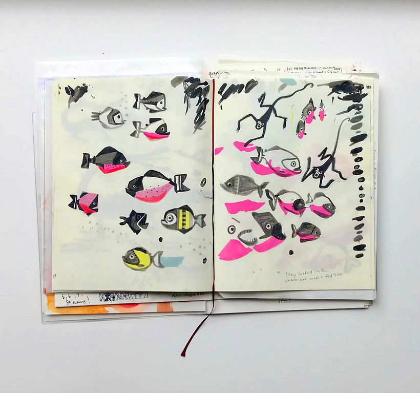 Sketchbook Pages: Character Development