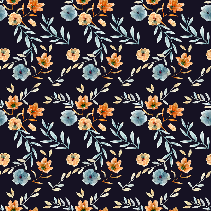 My project in Creating Patterns Using Watercolor course 2