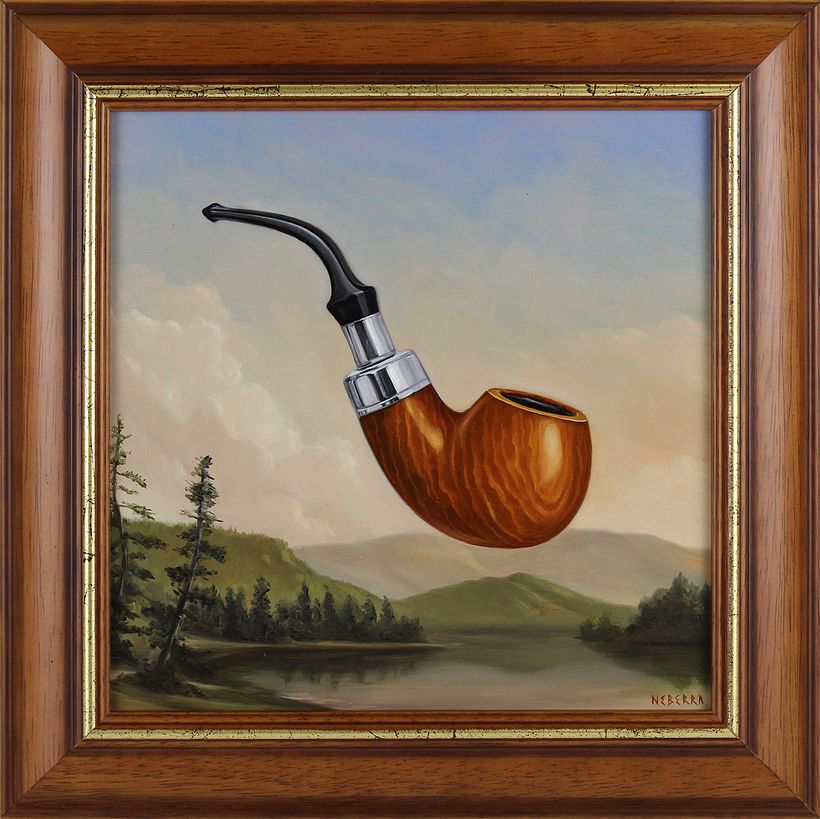 The solitude of wisdom I, oil on linen