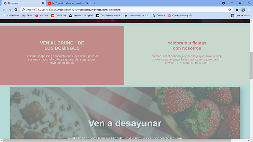 Mi Proyecto del curso: Introducción al Desarrollo Web Responsive con HTML y CSS 4