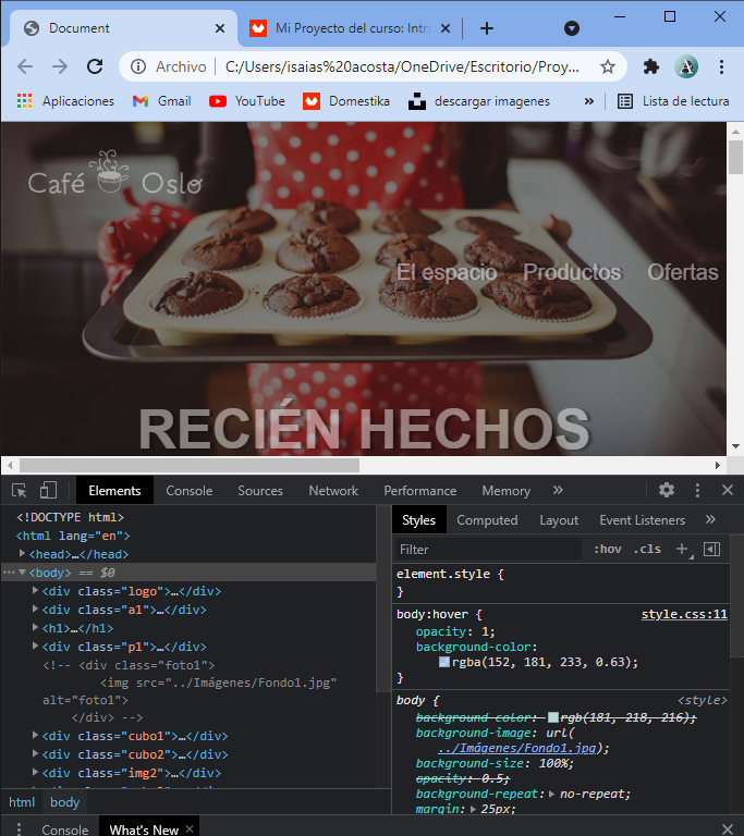 Mi Proyecto del curso: Introducción al Desarrollo Web Responsive con HTML y CSS 7