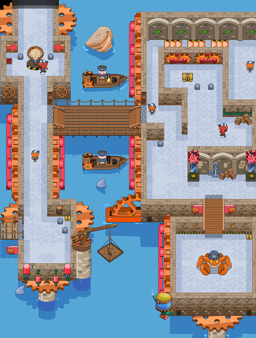 Project A.H: WhimsiWheel Pier - Dungeon - 01 2