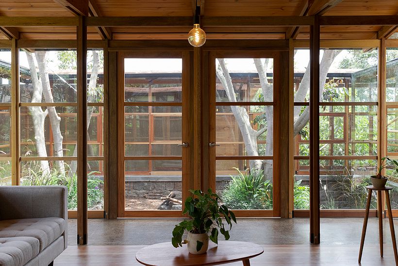 Foto da vista do pátio: Isabel Delgado